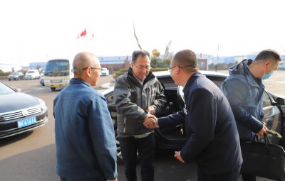 安虎賁副市長一行蒞臨公司檢查指導(dǎo)